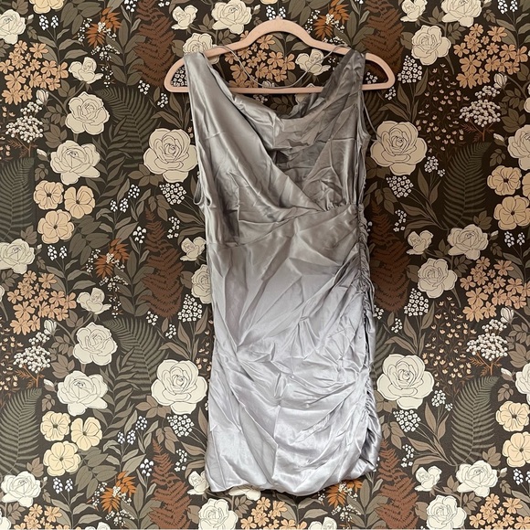 NWT The Sei Strapped Mini Dress in Platinum size 4 - Picture 4 of 8